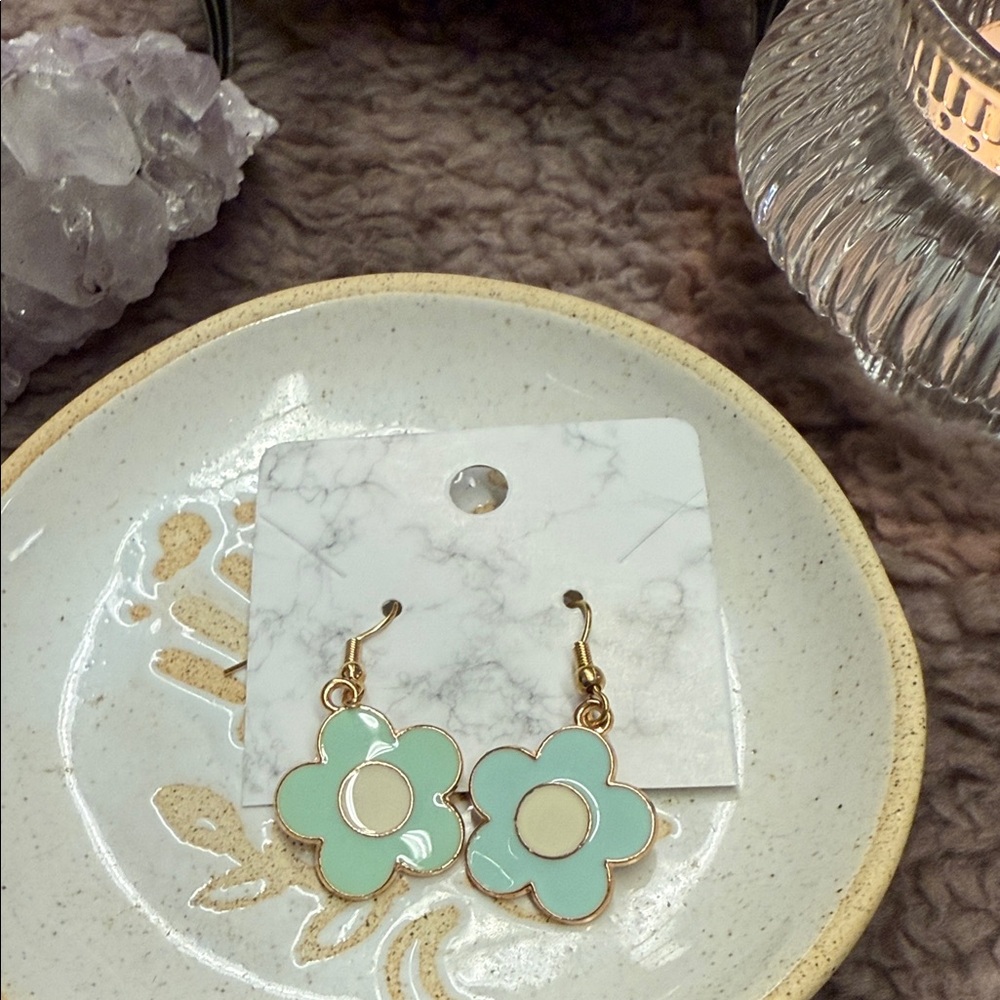 Cute blue earrings